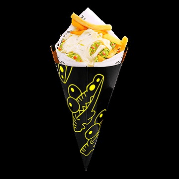 Guacamole fries