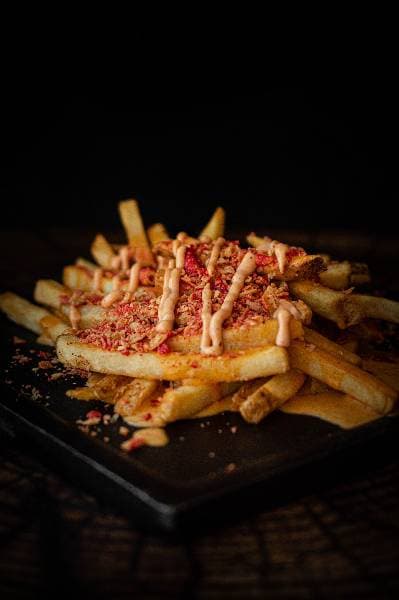 Takis cheese fries