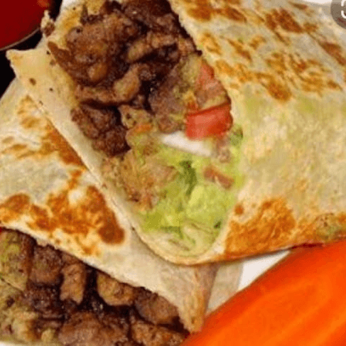 Burrito Mixto (Pastor-Carne Asada) C/Queso