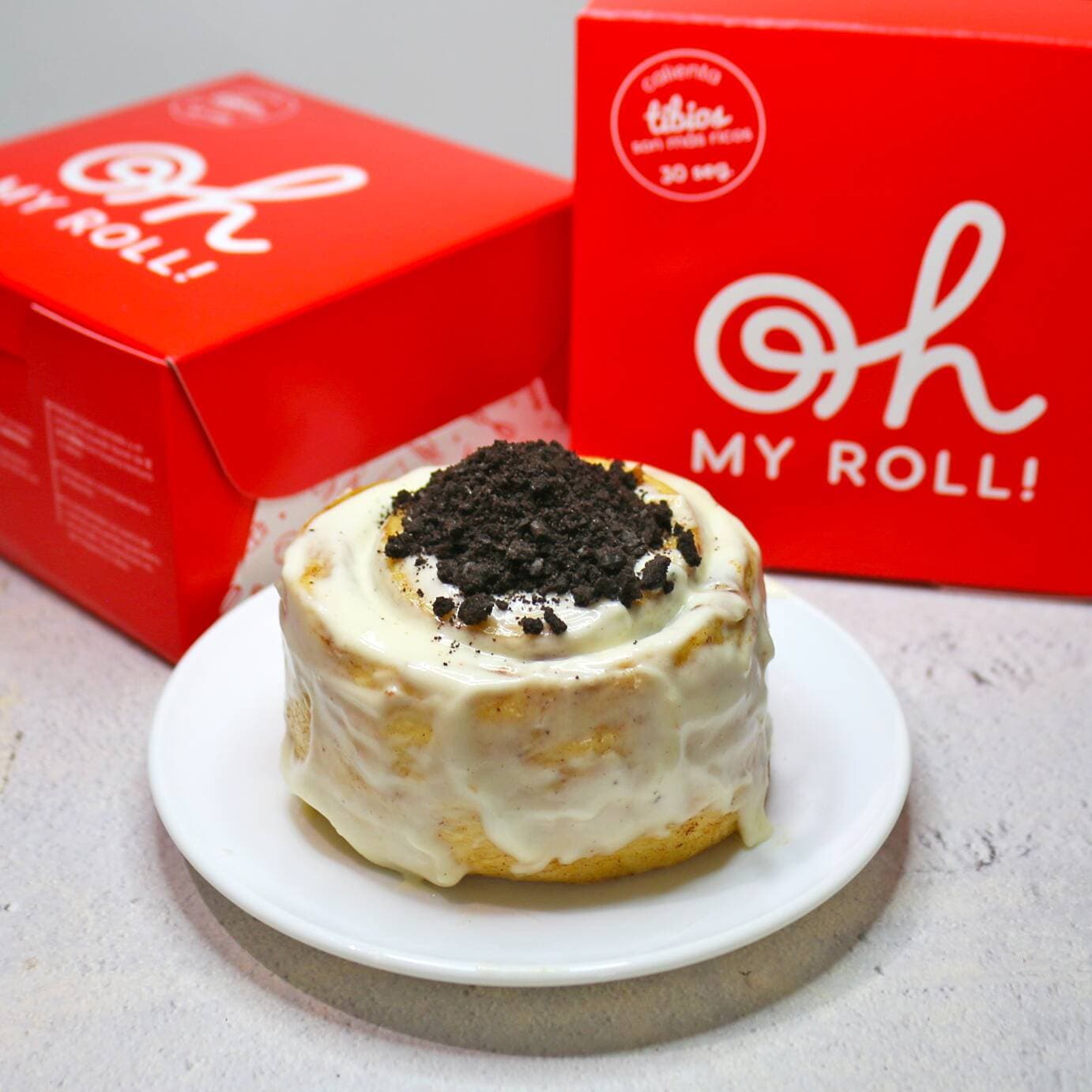 Choco Oreo Cinnamon Roll