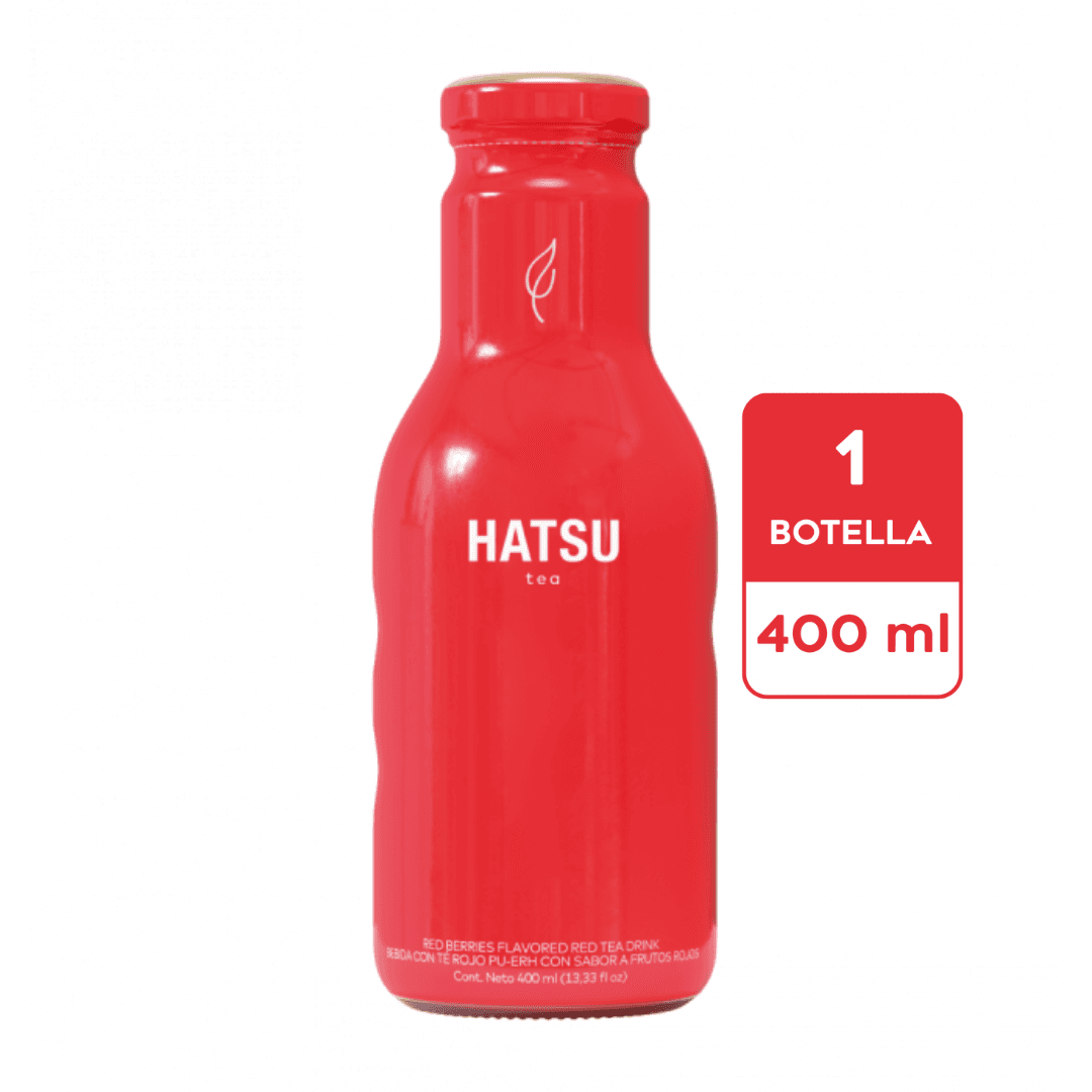 Hatsu Té Rojo con Frutos Rojos 400ml