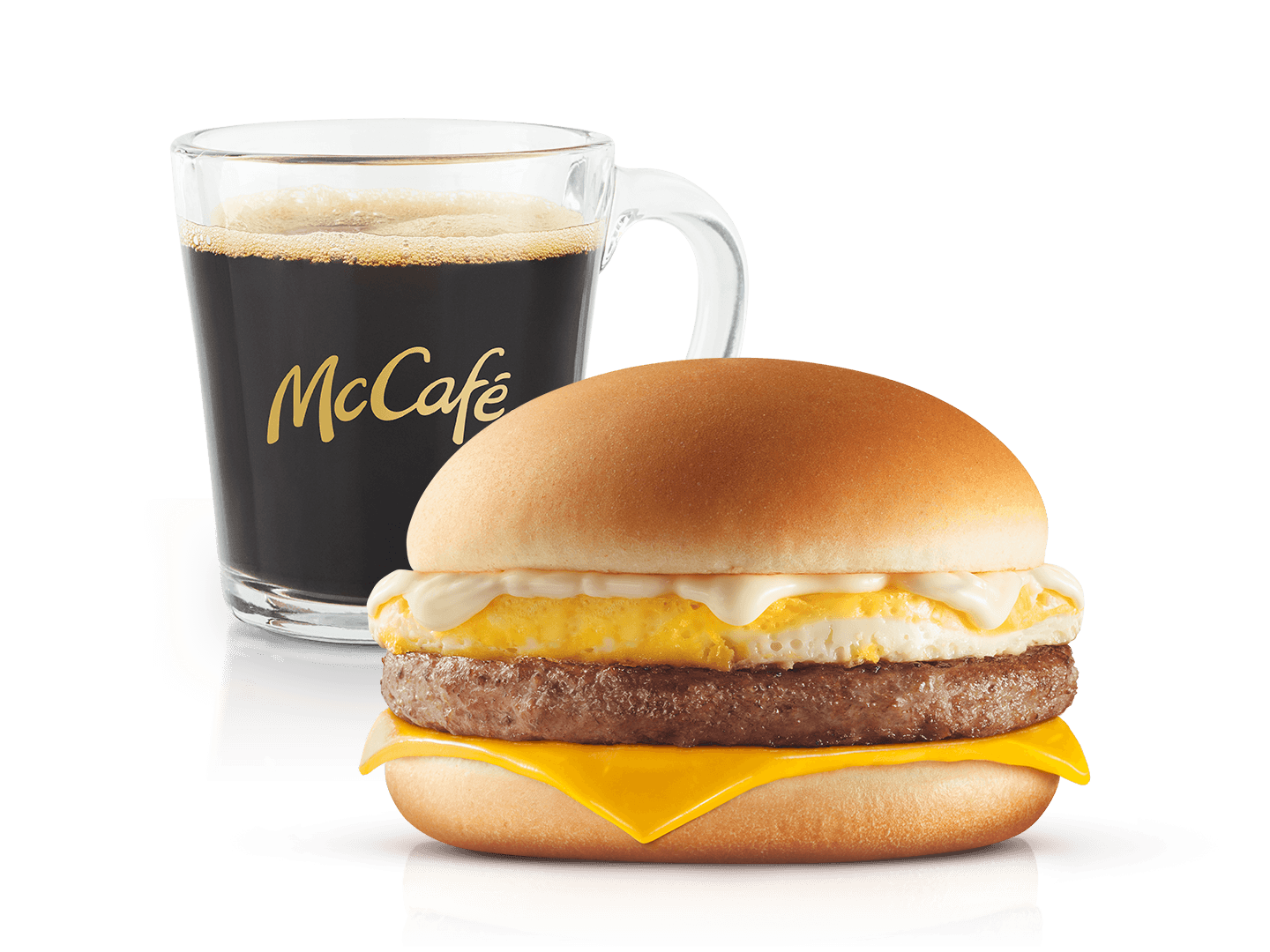 McHuevo Deluxe con café