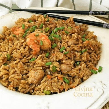 Yakimeshi de Verduras con Camarón