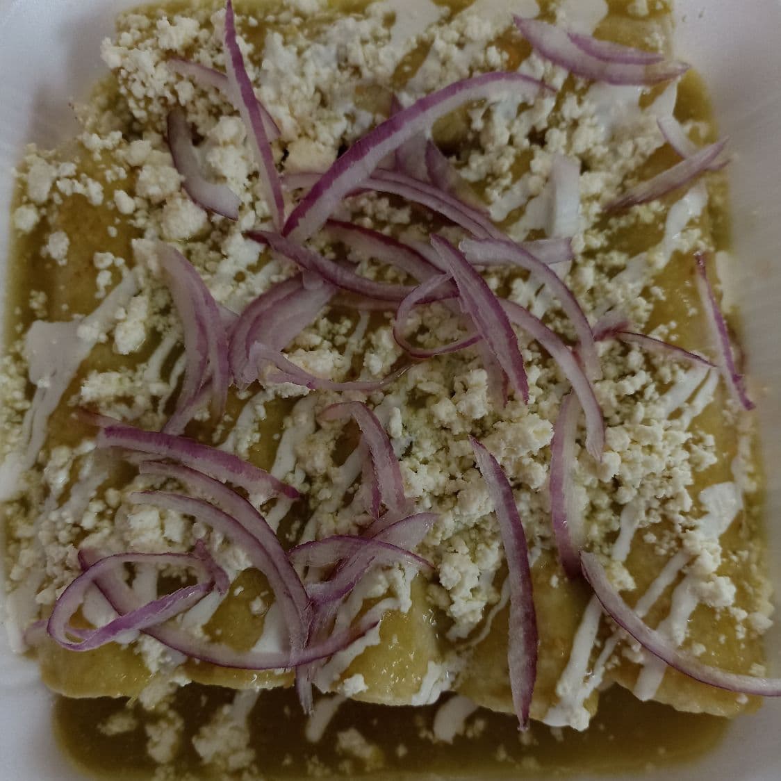 Enchiladas Verdes de Pollo