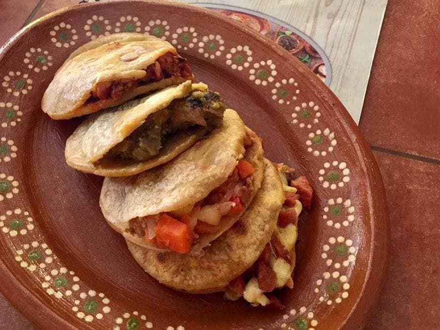 Gordita de Papas con Chorizo