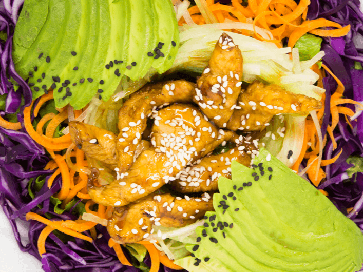 Ensalada Karaage