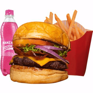 Combo Burguer Grosera (Papas y Gaseosa)