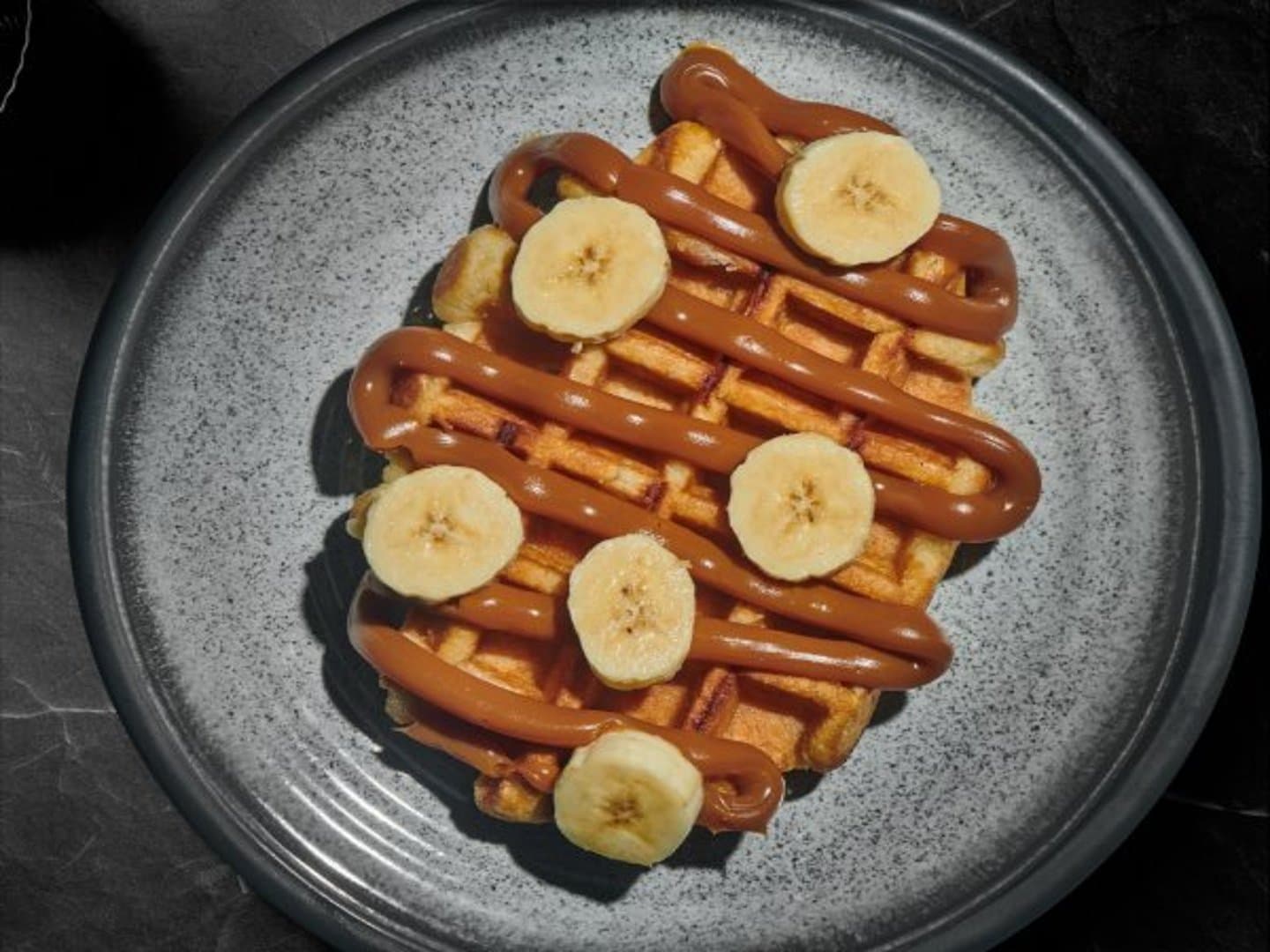 Waffle de Manjar blanco