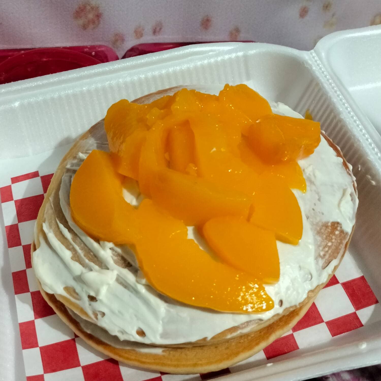 HOTCAKES DURAZNO CON PHILADELPHIA (3 PIEZAS )