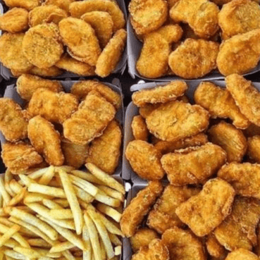 Nuggets + papas