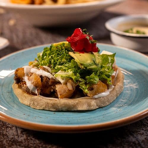 Sopes de mariscos (1pz)