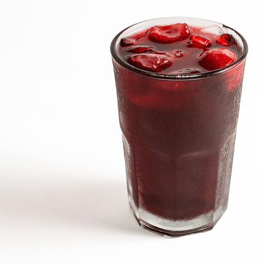 Agua de Jamaica con Fresas