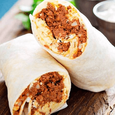 Burrito de Pastor con Queso Asadero