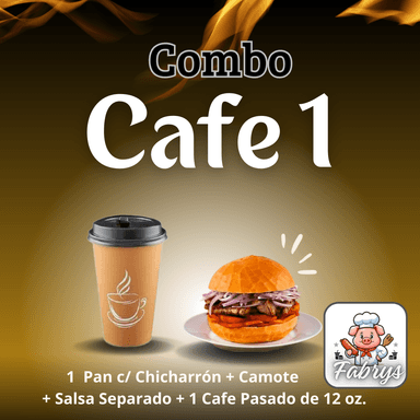 Combo Cafe 1 - 1 Pan + 1 Cafe Pasado