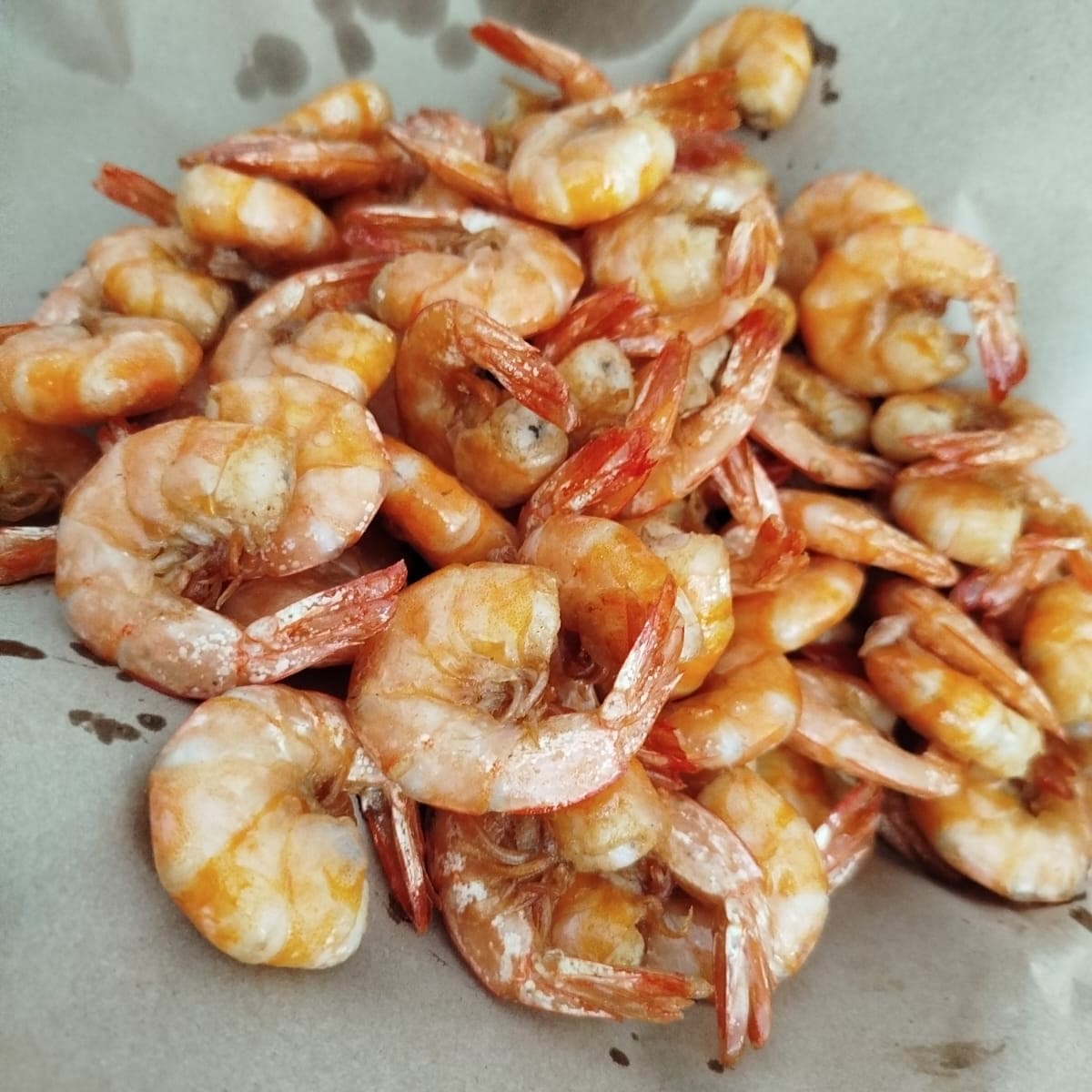 Camarón Frito 250 G con Totopos más Refresco