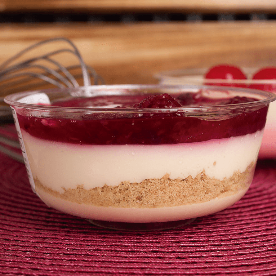 Chessecake frutos rojos porción