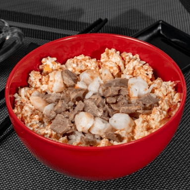 Gohan Tampico con Proteína Combinado