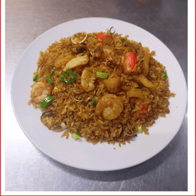 Arroz Frito con Mariscos