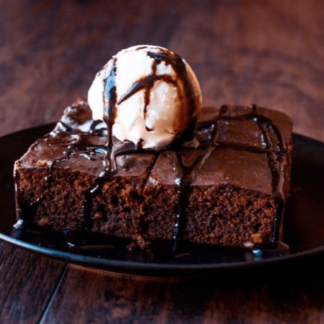 Brownie con Helado