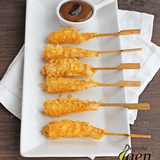 Camarones Con Queso Filadelfia