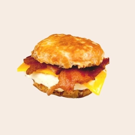 Biscuit de Huevo. Tocino y Queso