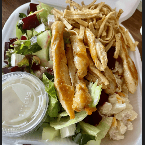 Combo Ensalada+ Pasta+ Proteina+ Consome+ Bebida