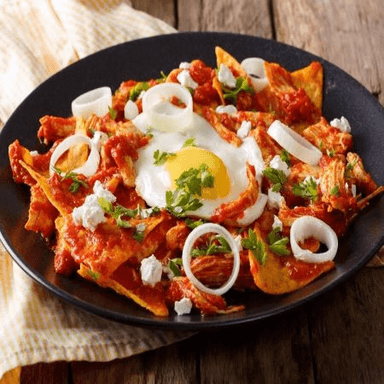 Chilaquiles Con Huevo