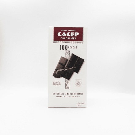 Barra 85g Chocolate Amargo 100% Cacao