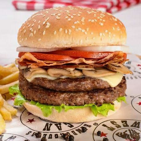 #16 Hamburguesa de Res Doble Sirlon 300 G