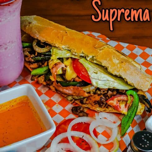 Torta Arrachera Suprema