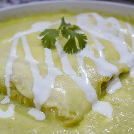 Enchiladas Suizas + Proteína 🥩