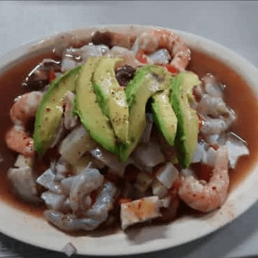 Aguachile Mixto con Pulpo