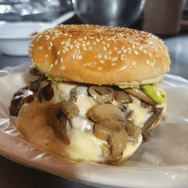 Hamburguesa Manchego y Champiñón