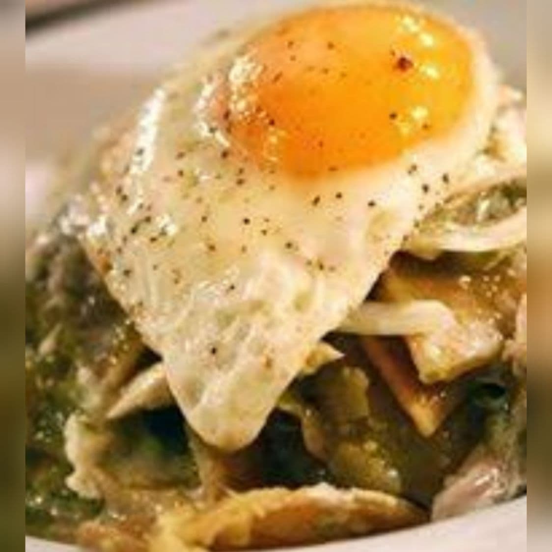 chilaquiles con huevo