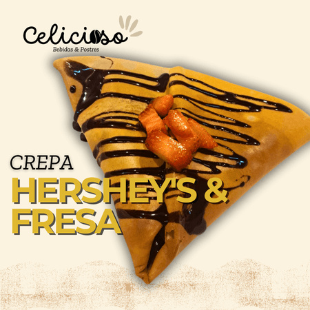 Crepa de Fresa Natural & Chocolate Hershey´s