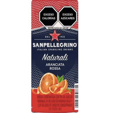 Agua Mineral San Pellegrino Naranja Roja