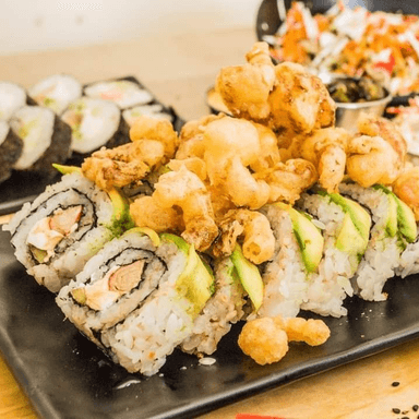 Rollo de Supremo con Camarones Tempura