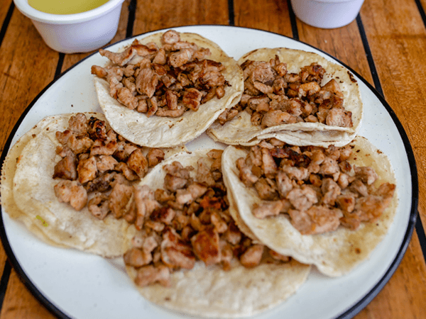 5 Taquitos de Chuleta