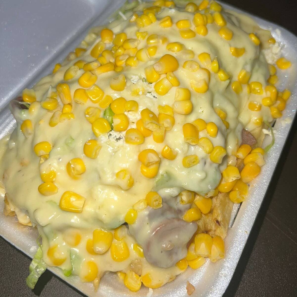 Salchipapa Kimpembe Extra Gratina & Gaseosa 400 Ml