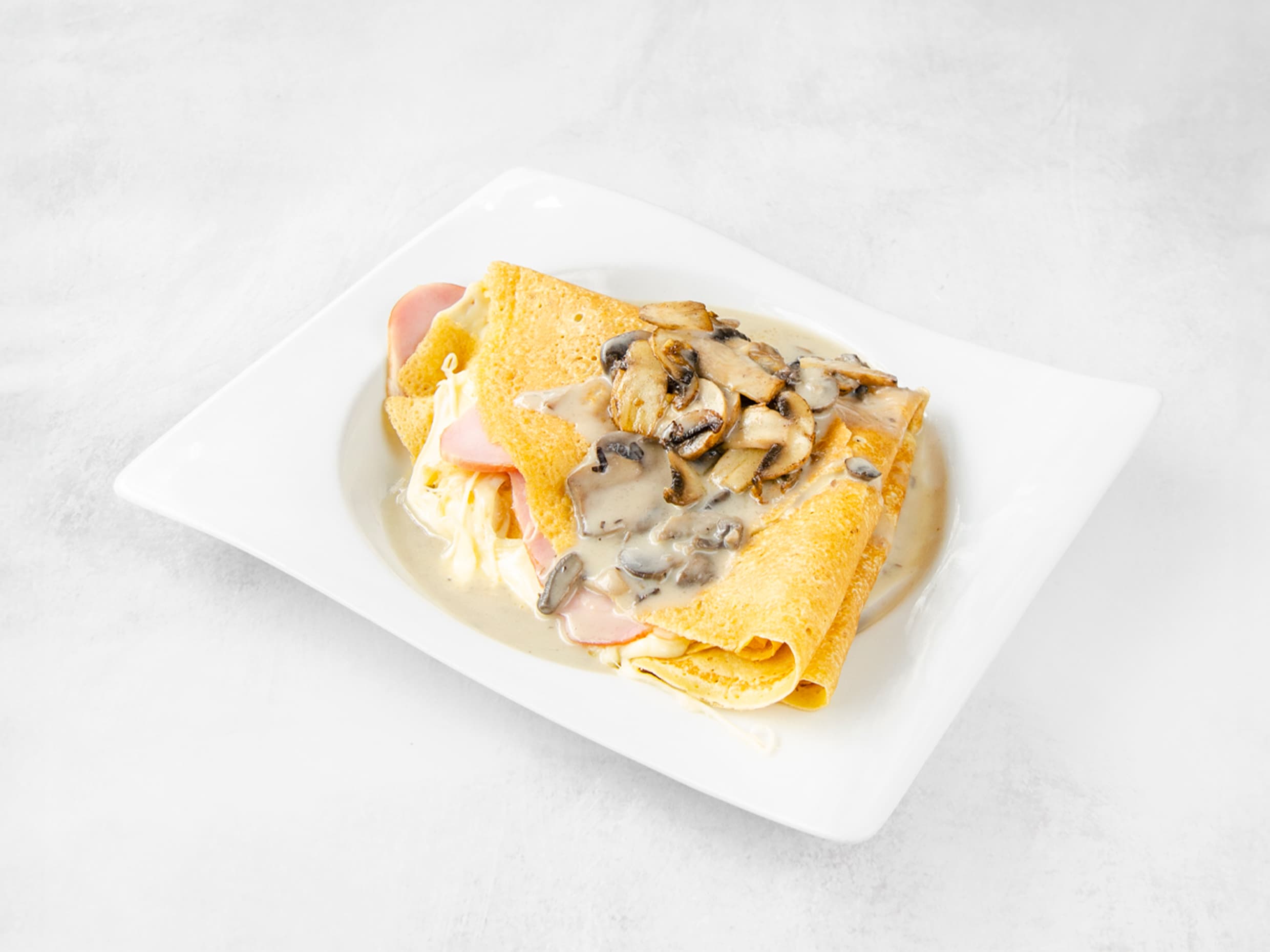 Jamón, Queso y Champiñones