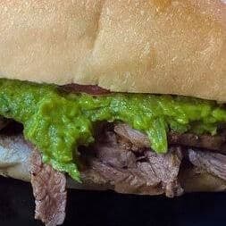 Torta de Arrachera