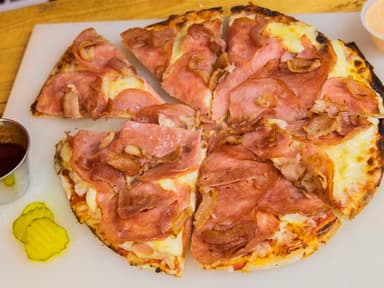 Pizza con Dos Ingredientes