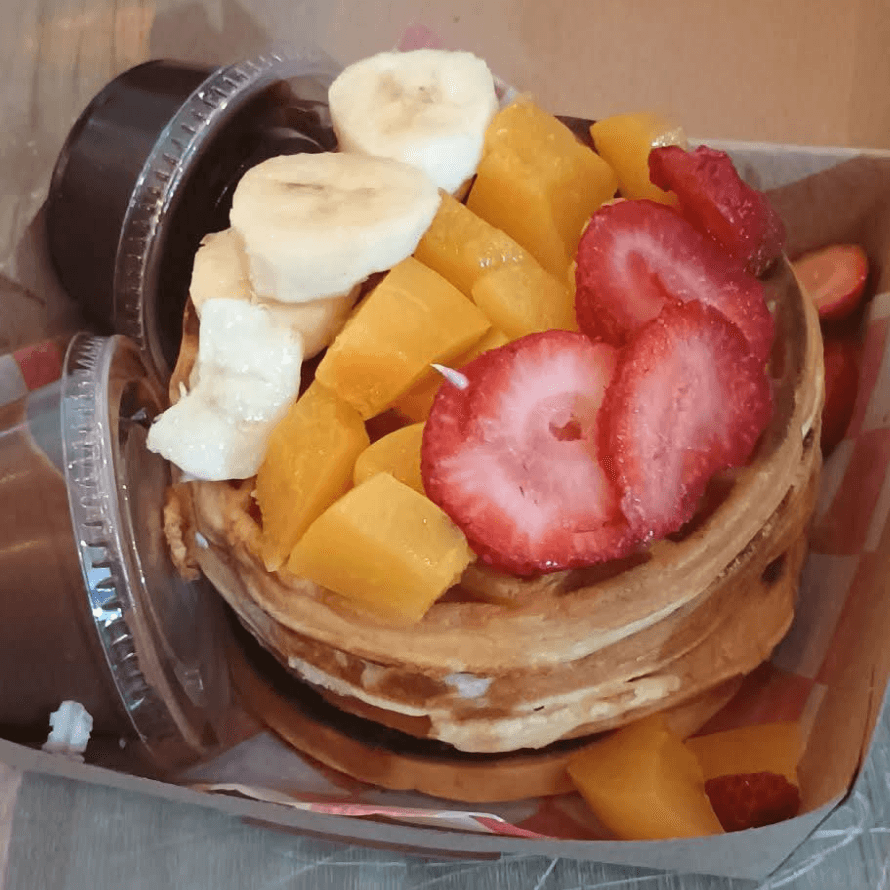 Waffles para compartir
