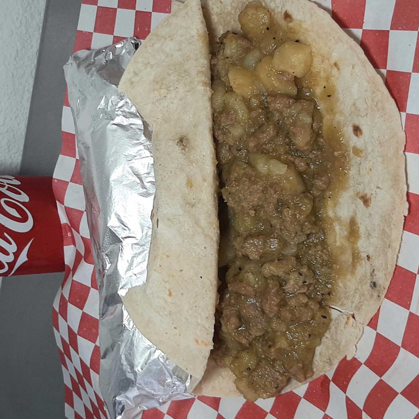 burrito de verde