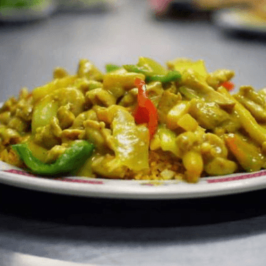 Arroz Blanco con Pollo en Salsa Curry (ENTERO)