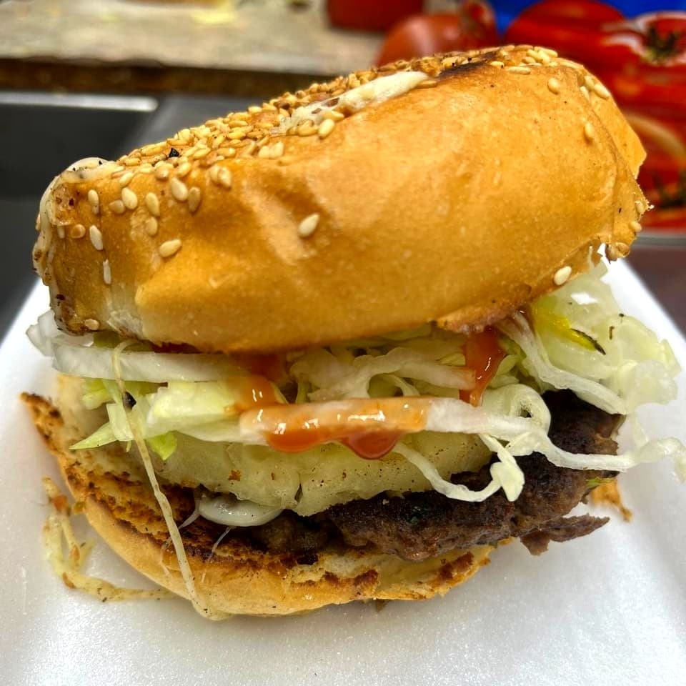 Hamburguesa Hawaiana Sencilla