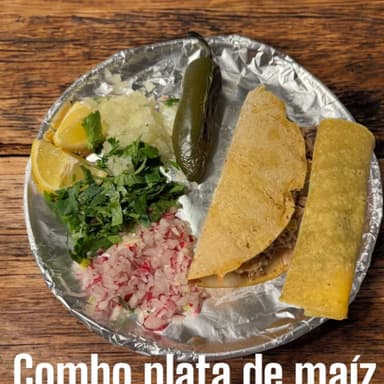 Combo Plata de Maíz