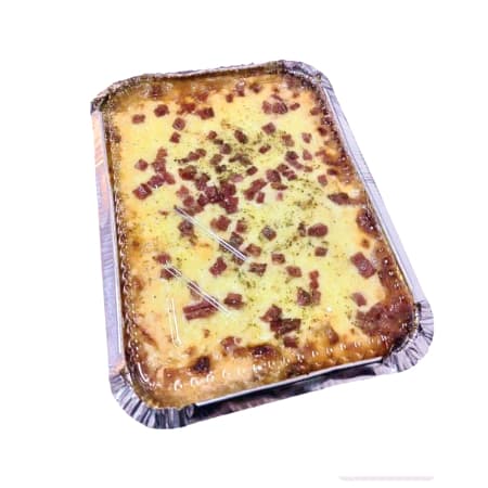 Lasaña con Tocino