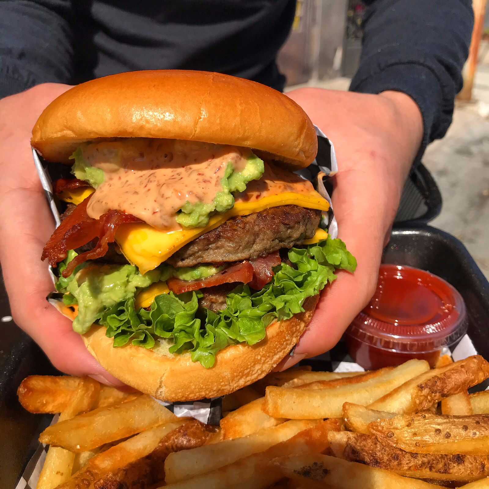 Hamburguesa de Guacamole
