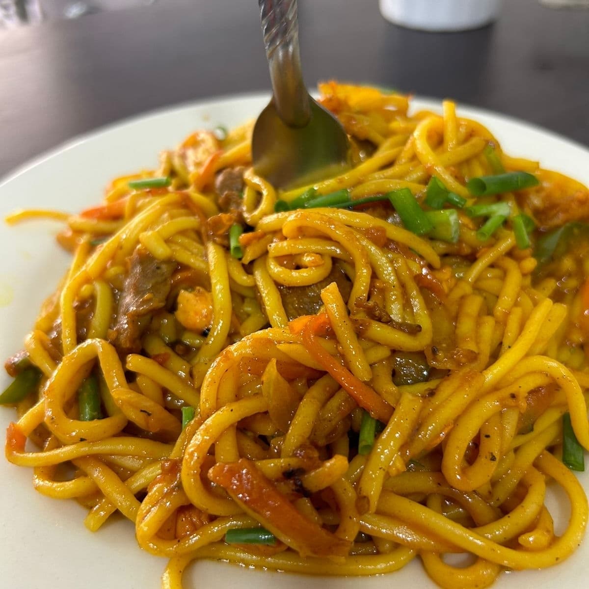 Espagueti con Carne